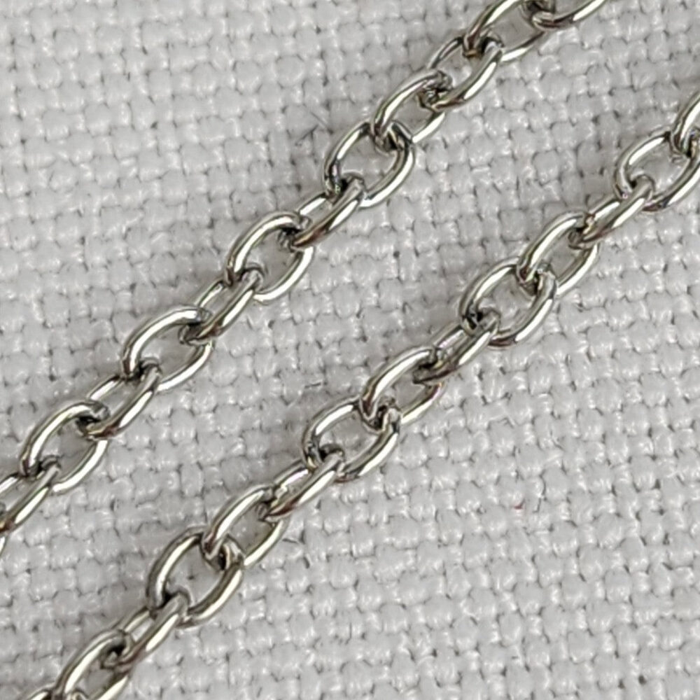 Vintage Silver Tone Blue Dolphin Pendant Chain Necklace - Picture 4 of 8